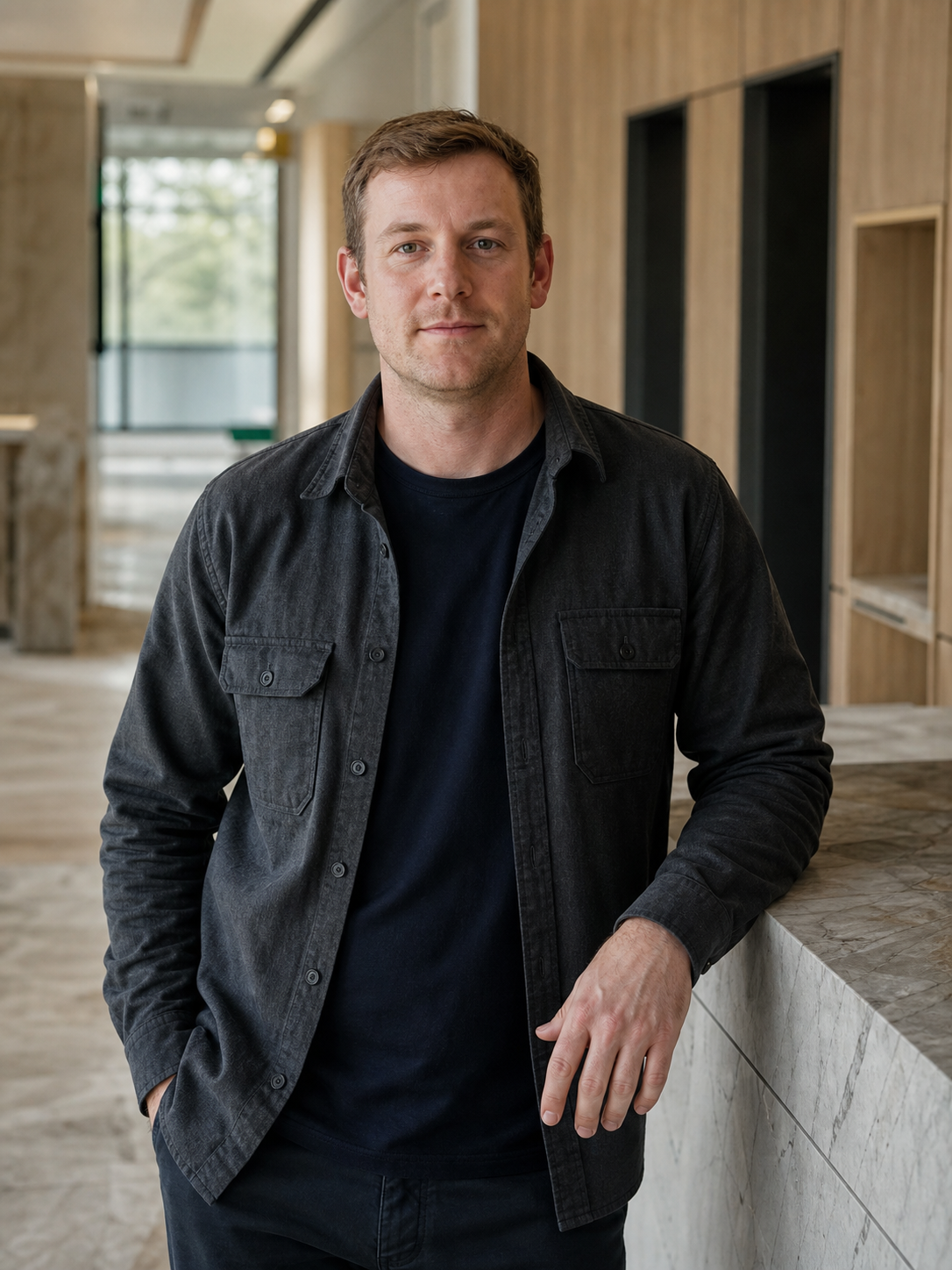 Fictional stand-in portrait representing a co-founder role